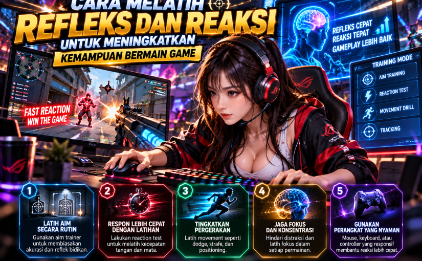 Cara Melatih Refleks dan Reaksi untuk Meningkatkan Kemampuan Bermain Game